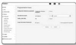 Hanwha XND6085 - Programmation heure - 1