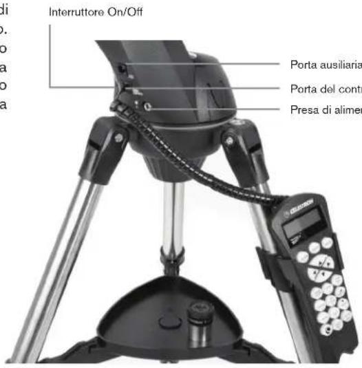 CELESTRON NexStar Evolution 6 - FISSAGGIO DEL CONTROLLO MANUALE - 1