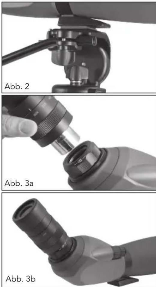 CELESTRON Regal M2 80ED - ANBRINGEN DES OKULARS - 1