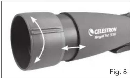 CELESTRON Regal M2 80ED - AJUSTE DE LA ALMOHADILLA - 3