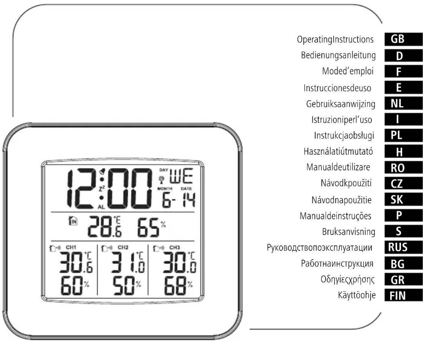HAMA EWSTrio - Wetterstation - 1