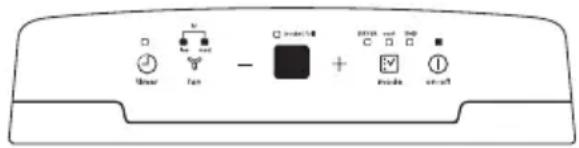 ELECTROLUX EXD20DN4W - Tuulettimennopeuden muuttaminen - 1