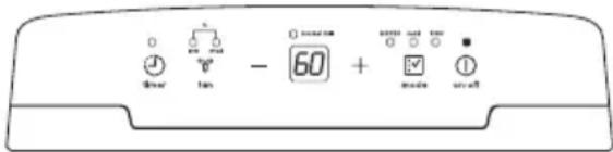 ELECTROLUX EXD20DN4W - Réglage de l'humidité désirée - 1
