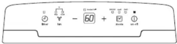 ELECTROLUX EXD20DN4W - Ustawianie ządanego poziomu wilgotnosci - 1