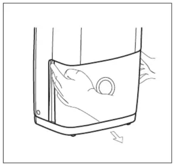 ELECTROLUX EXD20DN4W - Utilisation du bac - 1