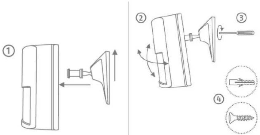ABUS FUSG35010A - Montage en saillie avec support - 1