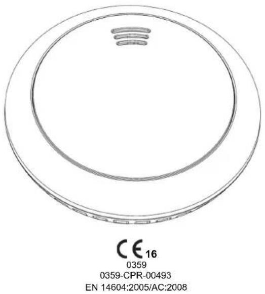 ABUS FUSG35010A - Détector de chaleur et de fumée sans fil Smartvest FURM35000A - 1