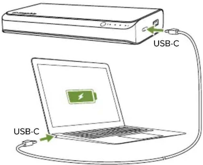 Mophie powerstation USBC XXL - Chargement des ordinateurs portables USB-C: - 1