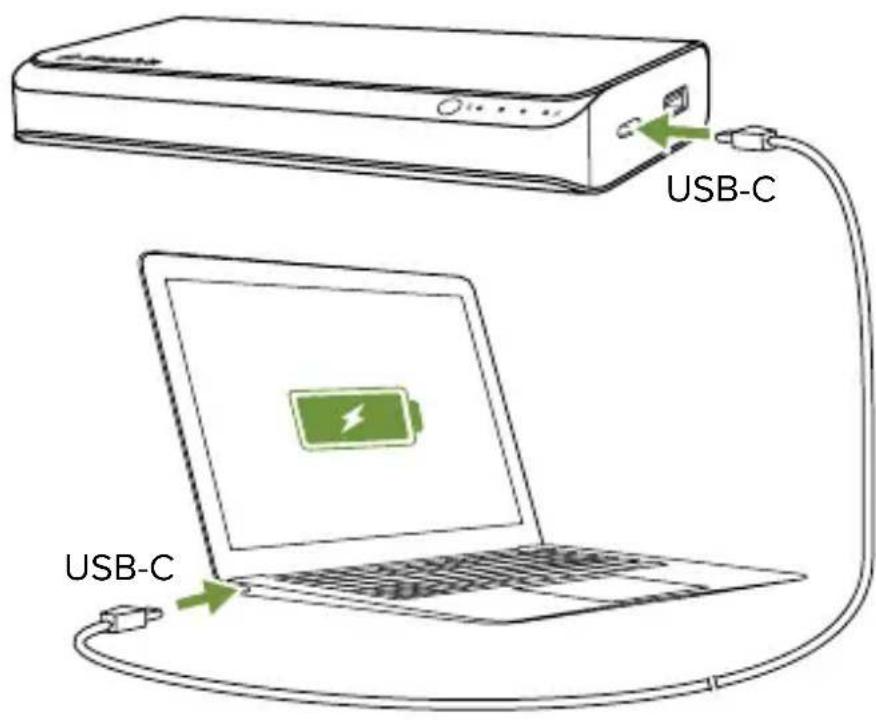 Mophie powerstation USBC XXL - Cómo cargar su dispositivo utilizando su batería powerstation USB-C XXL - 1