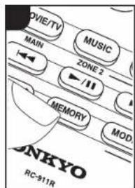 ONKYO HTR997 - Syntonisation manuelle - 4