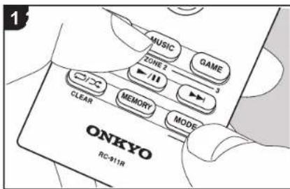 ONKYO HTR997 - Recherche des stations par type de programme - 1