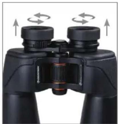 CELESTRON SkyMaster Pro 15x70 - POSITIONNEMENT DES CEILLETONS - 3