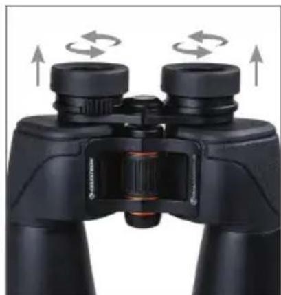 CELESTRON SkyMaster Pro 15x70 - AUGENMUSCHELN EINSTELLEN - 3