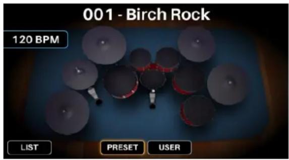 ALESIS Strike - Pour sélectionner un kit : - 1