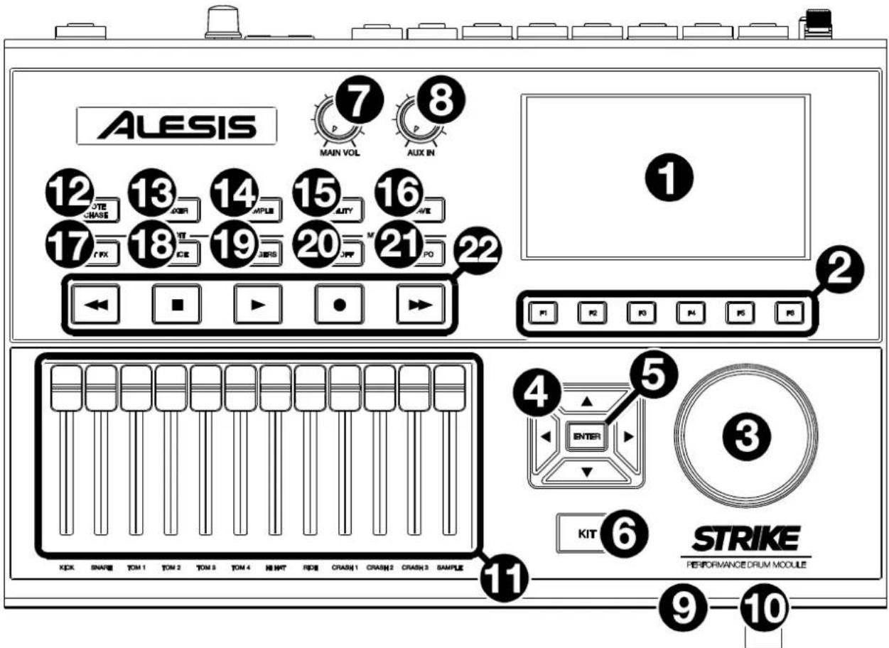 ALESIS Strike - Face supérieure - 1