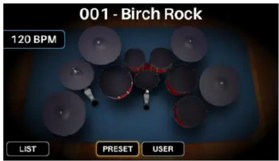 ALESIS Strike - Pour affecter un instrument dans un kit : - 1