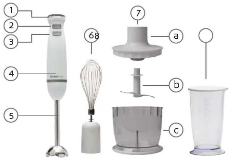 DOMO DO9144M - PARTS - 1