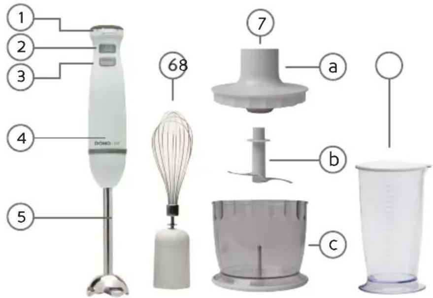 DOMO DO9144M - PIEZAS - 1