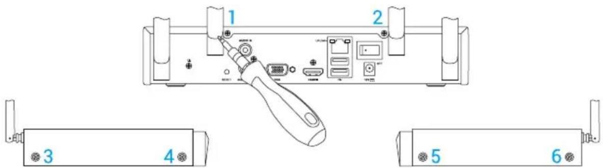 EZVIZ X5S8W - Instalación del disco duro - 1
