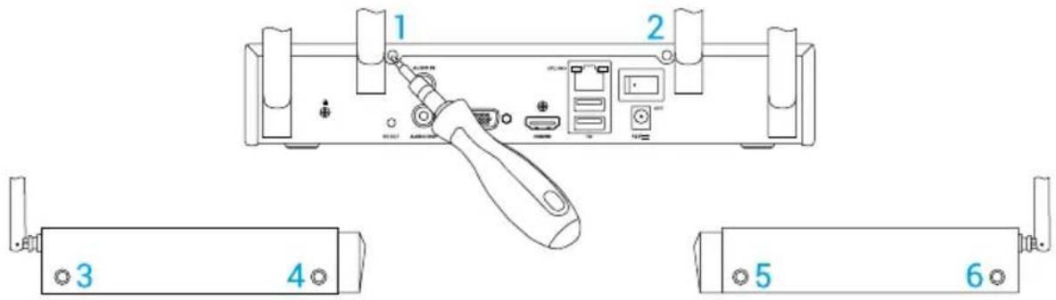 EZVIZ X5S8W - HDD Installation - 5