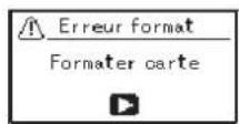 TASCAM DR05X - Formatage des cartes - 1
