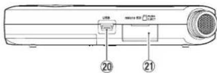 TASCAM DR05X - Rechte Geräteseite - 1