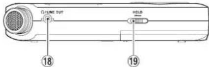 TASCAM DR05X - Face latérale gauche - 1