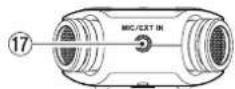TASCAM DR05X - Rear panel - 1