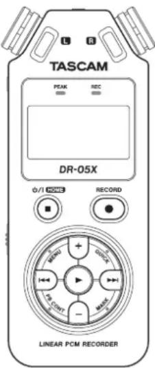 TASCAM DR05X - Linear PCM Recorder - 1