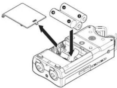 TASCAM DR40X - Preparativi - 1