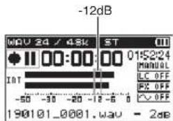 TASCAM DR40X - Aufnehmen - 2
