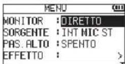 TASCAM DR40X - Monitoraggio - 1