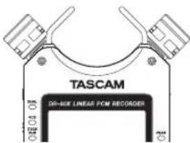 TASCAM DR40X - Hactpoika MIKpOFOHOB dIaIINcHIMPOKOro cTepeo 3ByuHaHnA (noJoxHeA-B) - 1