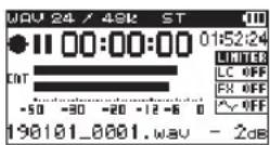 TASCAM DR40X - Setting the limiter - 3