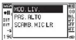 TASCAM DR40X - Uso del filtrlo low-cut - 1