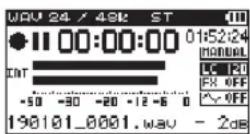 TASCAM DR40X - Using the low-cut filter - 3