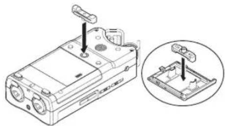 TASCAM DR40X - 丁卜夫卜取付的 - 1