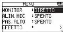 TASCAM DR07X - Monitoraggio - 1