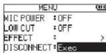 TASCAM DR07X - Disconnecting - 1