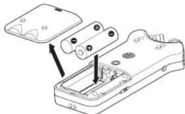 Diagram showing a device's internal components with labeled parts and directional arrows indicating assembly or operation.