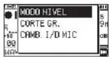 TASCAM DR07X - Uso del filtro de corte de graves - 1