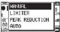 TASCAM DR07X - Setting the limiter - 2