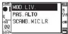 TASCAM DR07X - Utilizzando il filtro low-cut - 1