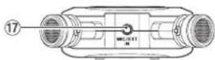 TASCAM DR07X - Nomi e funzioni delle parti - 3