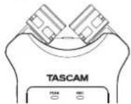 TASCAM DR07X - Setting the mics to record a clear stereo sound (X-Y position) - 1