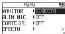 TASCAM DR07X - Monitorización - 1