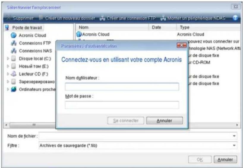 ACRONIS True Image 2019 - Restauration de votre système depuis Acronis Cloud - 2