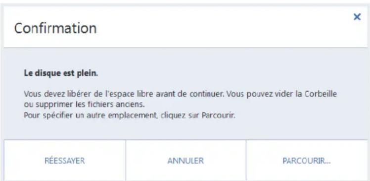ACRONIS True Image 2019 - Fraconnement des sauvegardes à la volée - 1