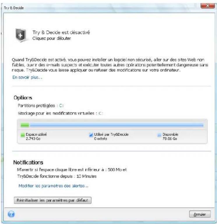 ACRONIS True Image 2019 - Situaons où Try&amp;Decide peut s'avérer ule - 1