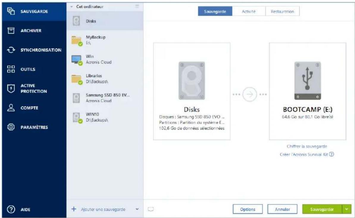 ACRONIS True Image 2019 - Comment créer un Acronis Survival Kit ? - 1